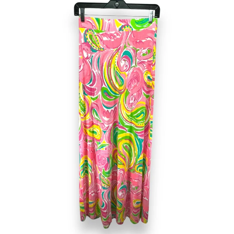 Soft cotton skirts for cozy comfort -Marnie Maxi Skirt Designer By Lilly Pulitzer In Multi All Nighter, Size: XS