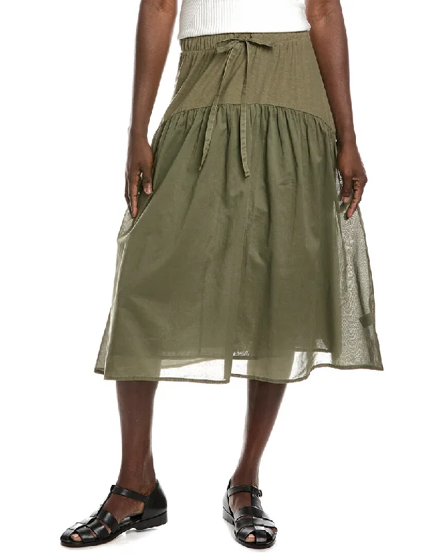 Long Skirts for Cultural Events -Nation LTD Helena Combo Midi Skirt