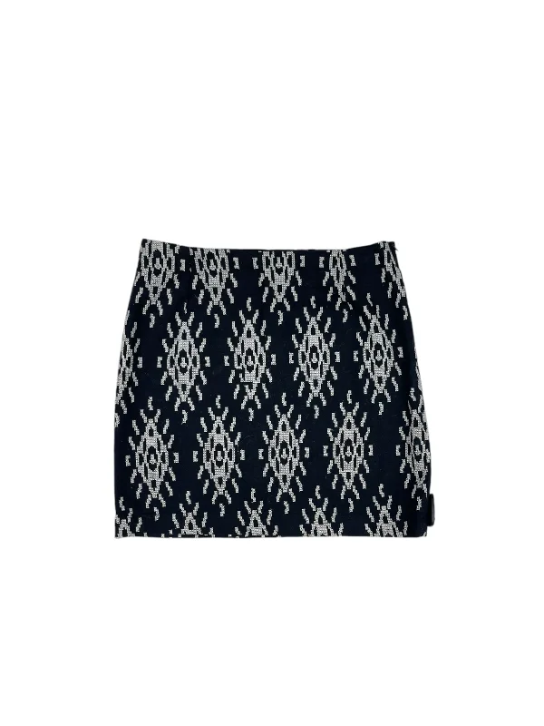 High-waisted pencil skirts for professional office wear -Skirt Midi By Comptoir Des Contonniers In Black & Cream, Size: S