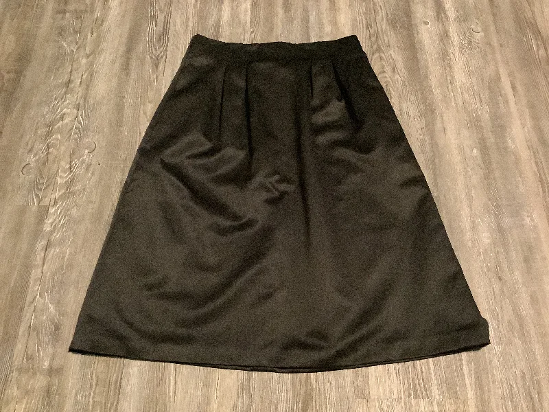 Wrap midi skirts for stylish ease -Skirt Midi By H&m In Black, Size: 6