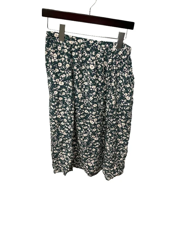 Bold leather skirts for daring fashion statements -Skirt Midi By Old Navy In Floral Print, Size: L