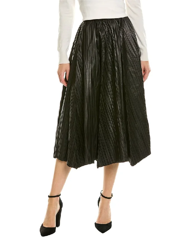 Long Skirts for Office Wear -Ferragamo Leather Maxi Skirt