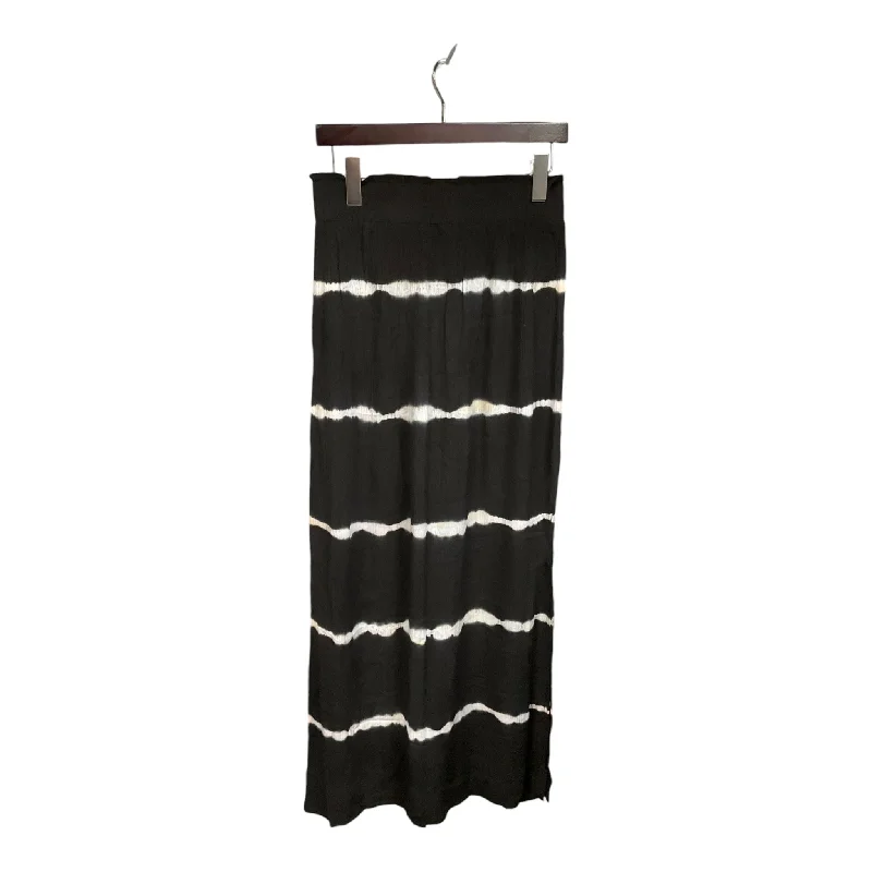 Flowy chiffon skirts for romantic summer days -Skirt Maxi By Mudpie In Black & White, Size: M