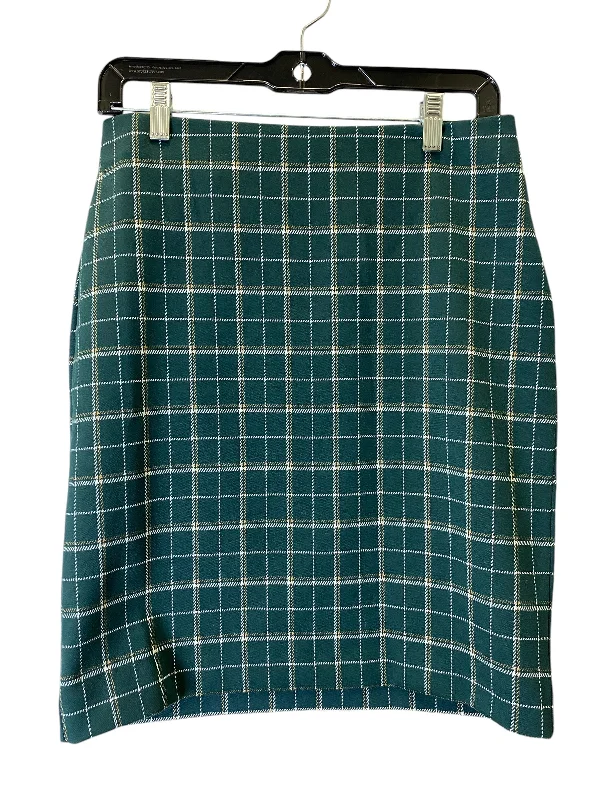 Wrap skirts with tie-front detail charm -Skirt Mini & Short By Ann Taylor In Plaid Pattern, Size: Xs