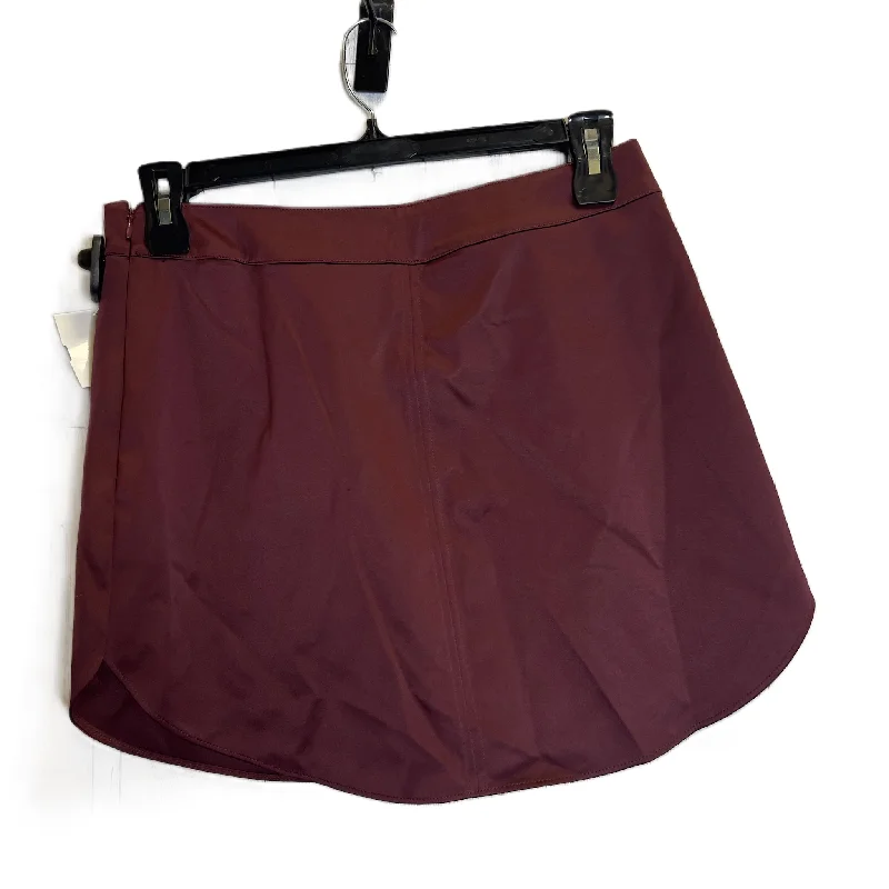 Pleated midi skirts for timeless grace -Skirt Mini & Short By H&m In Red, Size: 8