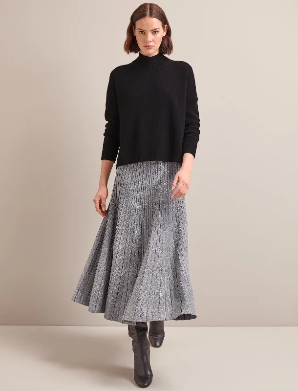 Durable skirts for long-lasting wardrobe staples -Colette Lurex Skirt - Silver