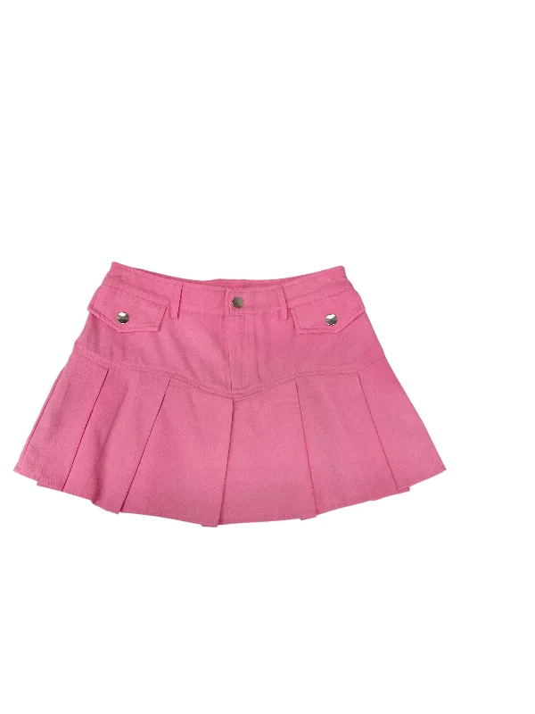 Stretchy skirts for all-body inclusivity -Skirt Mini & Short By Altard State In Pink, Size: S