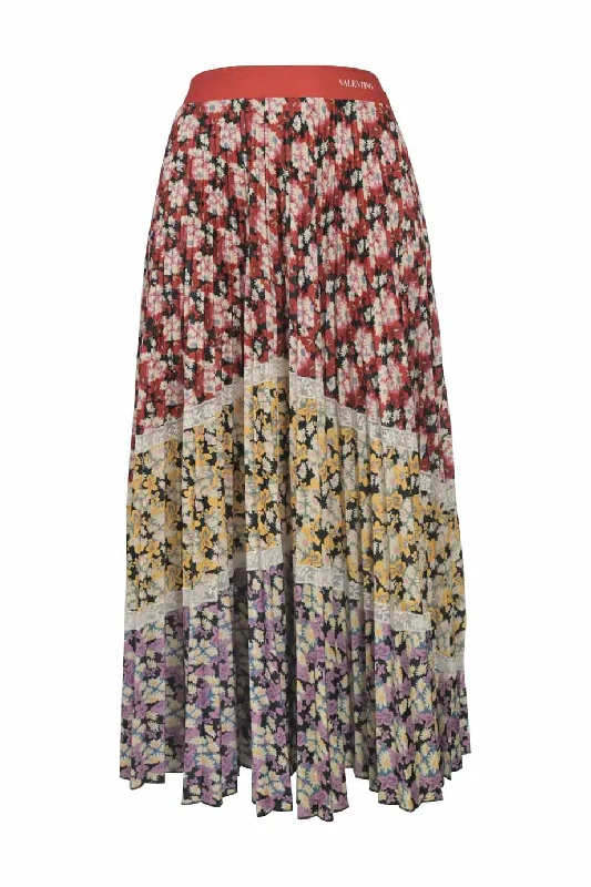 Pink Long Skirts for Feminine -[WW37599] Valentino Garavani | Midi Skirt