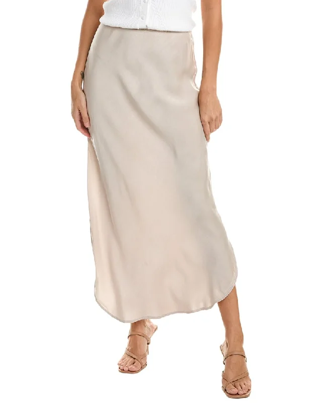 Long Skirts for Formal Occasions -Bella Dahl Asymmetric Side Slit Bias Skirt