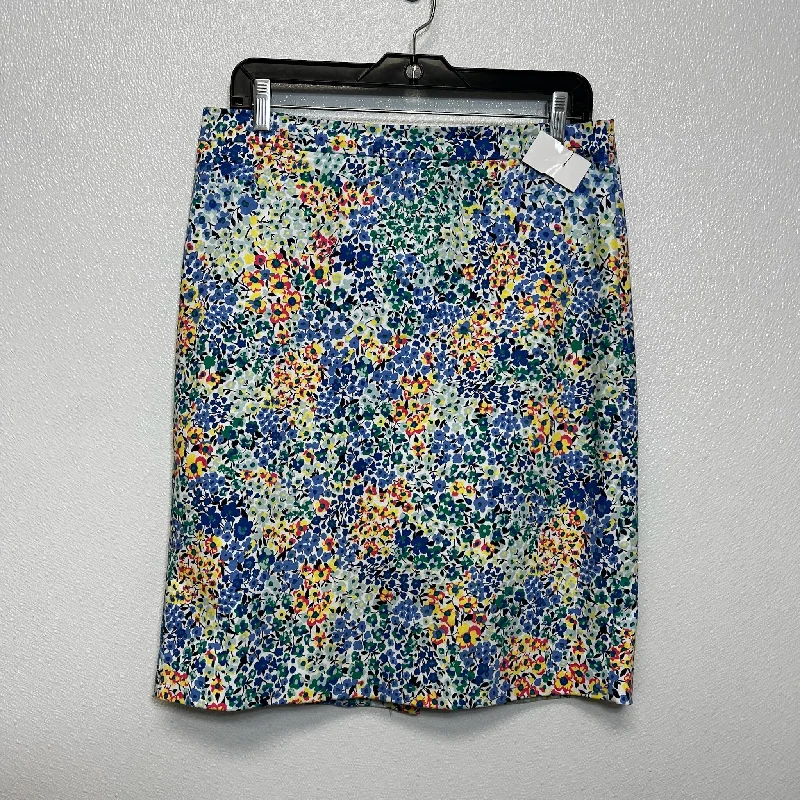 Classic skirts with subtle texture weave -Skirt Mini & Short By J Crew In Floral, Size: 8