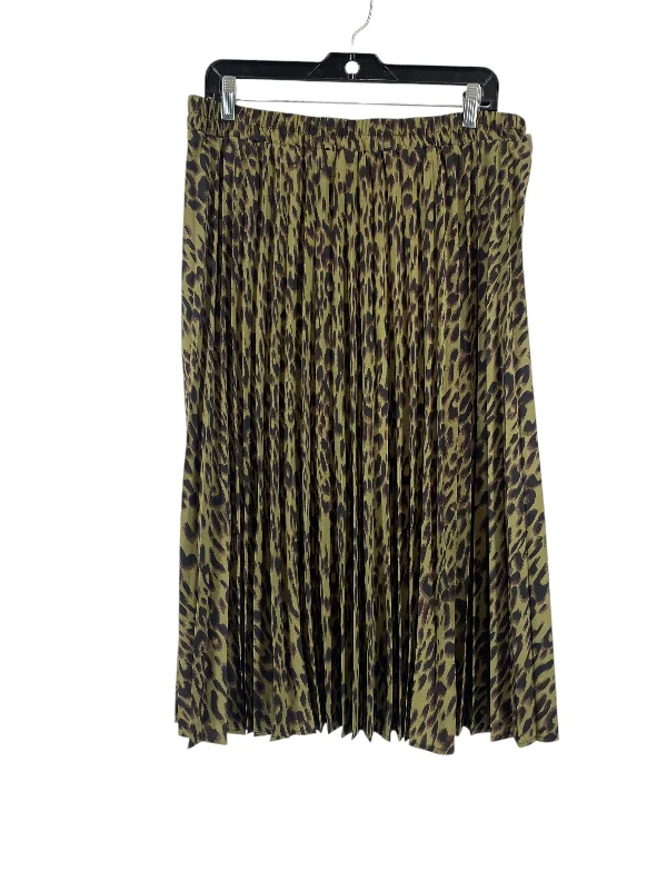 Pleated midi skirts for elegant everyday looks -Skirt Mini & Short By Ann Taylor In Green, Size: 8