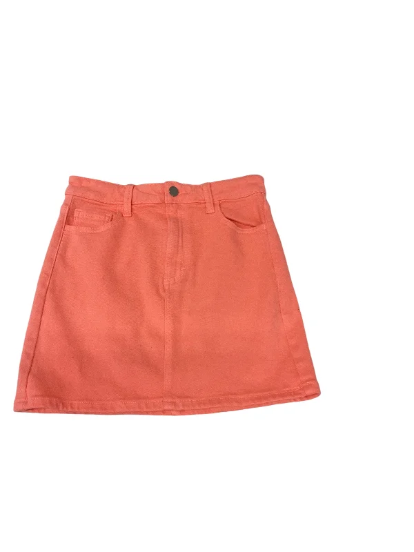 Soft cotton skirts for cozy comfort -Skirt Mini & Short By Fashion Nova In Pink, Size: S