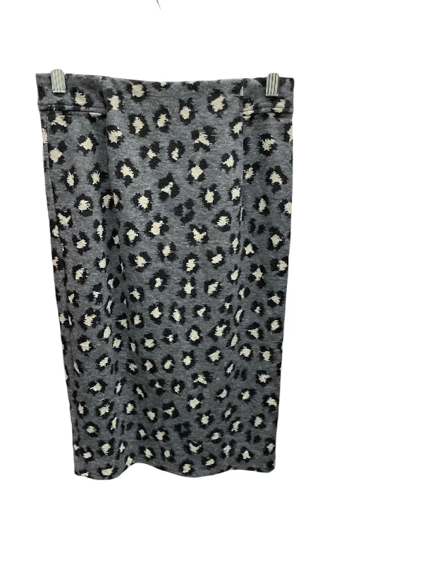 Durable skirts for active lifestyle needs -Skirt Midi By Loft In Leopard Print, Size: Xs