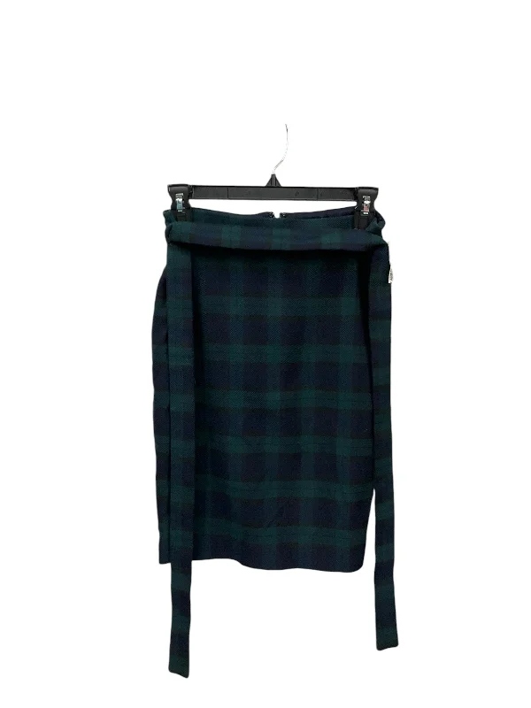 Stretch skirts for curvy figure flattery -Skirt Mini & Short By Ann Taylor In Plaid Pattern, Size: 0