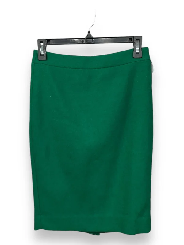 Pleated skirts with delicate pastel tones -Skirt Midi By J. Crew In Green, Size: Xs