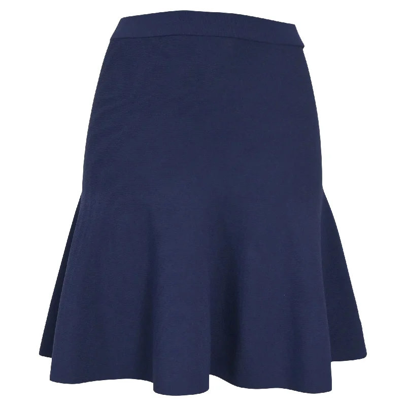 Bermuda Short Skirts for Casual -Michael Kors Mini Skirt in Blue Wool