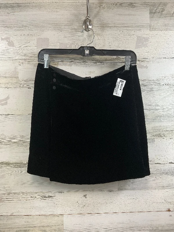 High-waisted skirts for slimming chic style -SKIRT MINI & SHORT BCBGMAXAZRIA in BLACK, Size: S