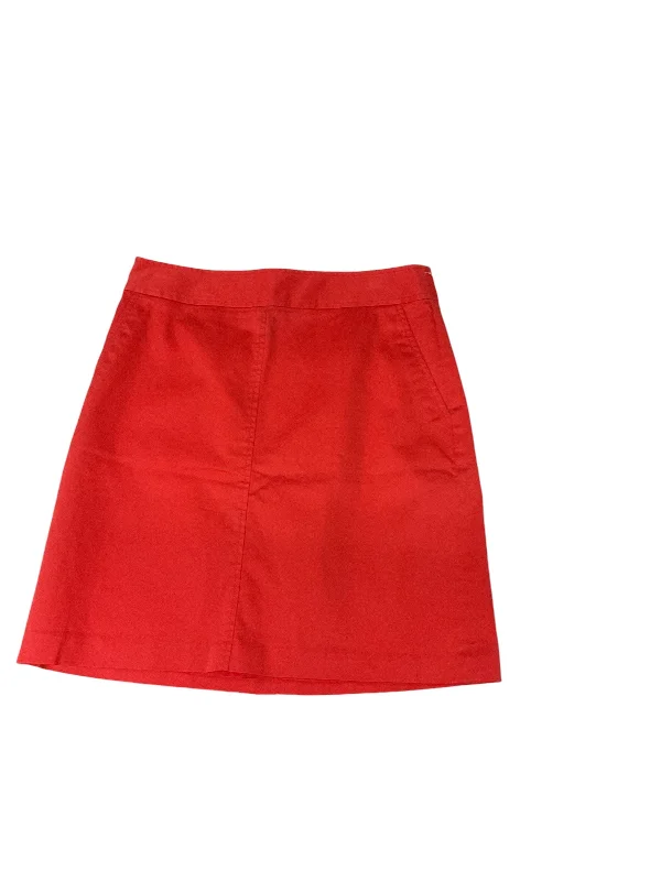 Classic black maxi skirts for versatility -Skirt Mini & Short By Banana Republic In Red, Size: 6