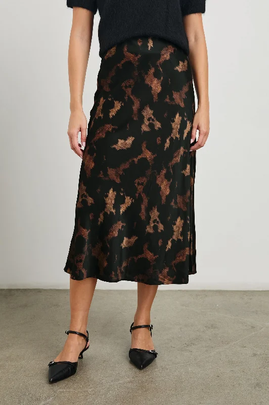 Soft skirts with gentle fabric drape -ANYA SKIRT - DIFFUSED SANDSTONE