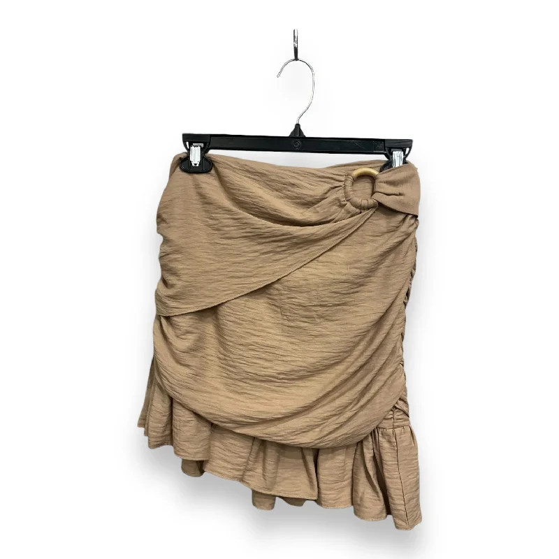 Stretchy skirts for all-body inclusivity -Skirt Midi By Clothes Mentor In Brown, Size: S