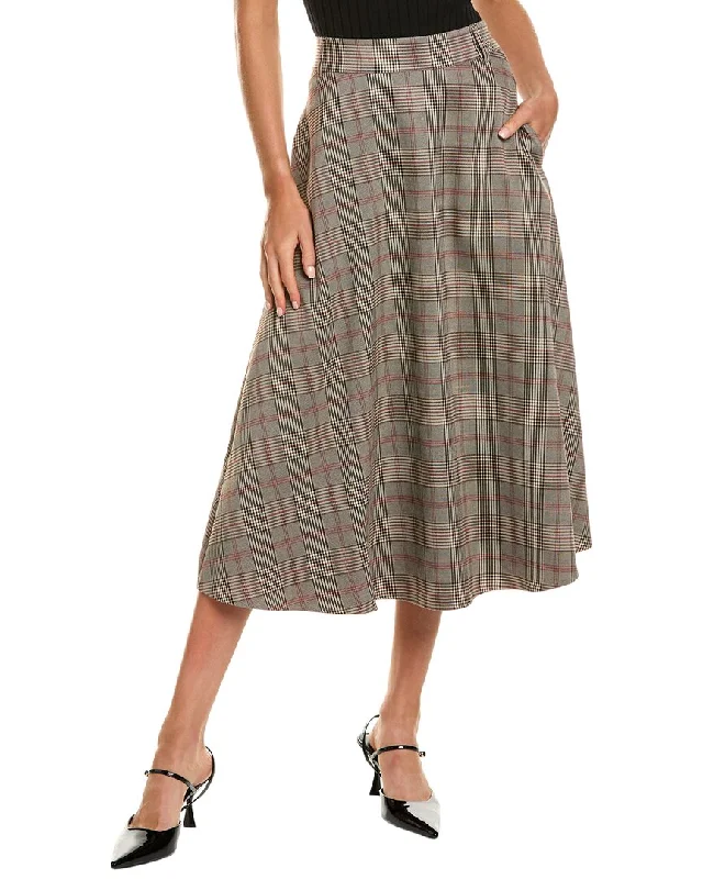 Low-waisted Short Skirts for Relaxed -Alexia Admor Leonie Tweed Maxi Skirt