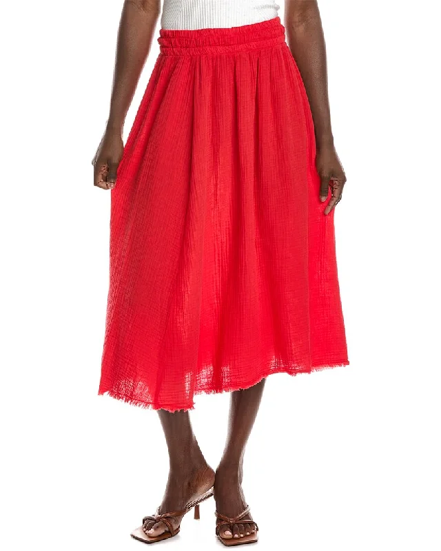 Long Skirts for Shopping Trips -Nation LTD Safa Midi Skirt