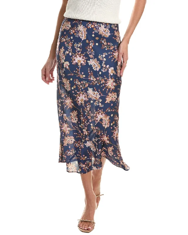 Denim Long Skirts for Casual -Heartloom Sheridan Midi Skirt