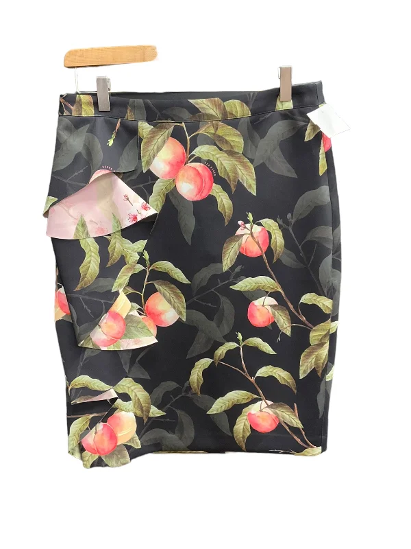 Affordable skirts with basic solid colors -Skirt Designer By Ted Baker In Floral Print, Size: 6