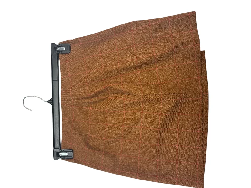 Wrap midi skirts for stylish ease -Skirt Mini & Short By Leith In Brown, Size: 4