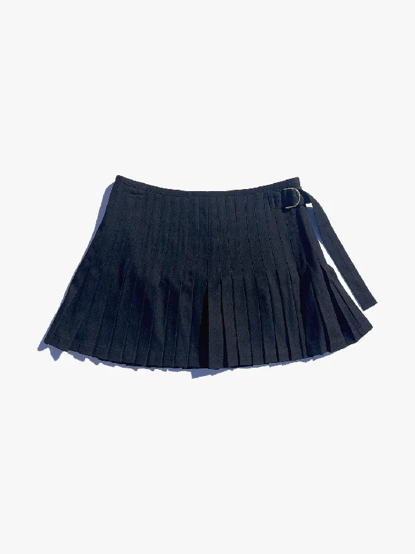 Stretchy skirts for all-body inclusivity -Devon Skort - Black