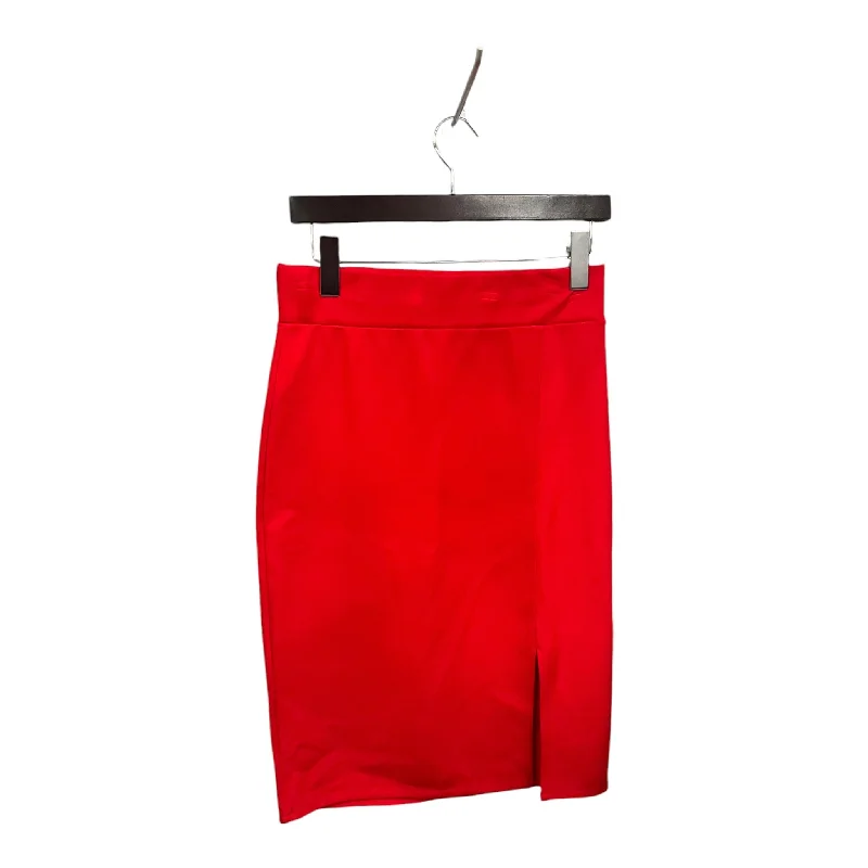 Pleated midi skirts for timeless grace -Skirt Midi By Clothes Mentor In Red, Size: M