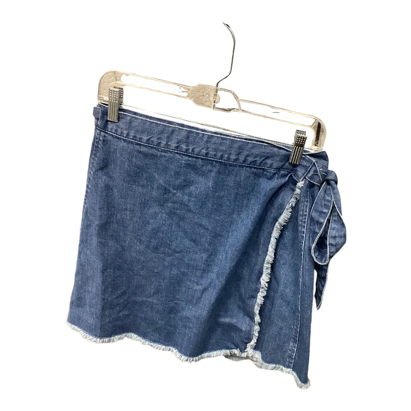 Affordable skirts for simple daily outfits -Skirt Mini & Short By Madewell In Blue Denim, Size: S