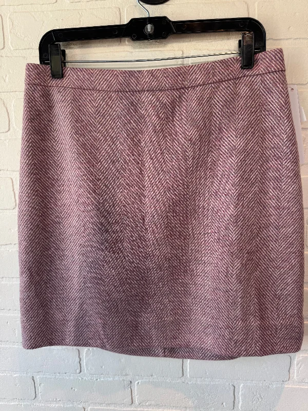 Durable skirts with reinforced seam strength -Skirt Mini & Short By J. Crew In Pink, Size: 10