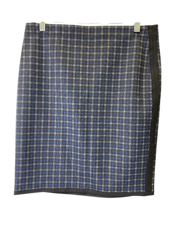 Trendy midi skirts for modern fashionistas -Skirt Midi By Max Studio In Plaid Pattern, Size: M