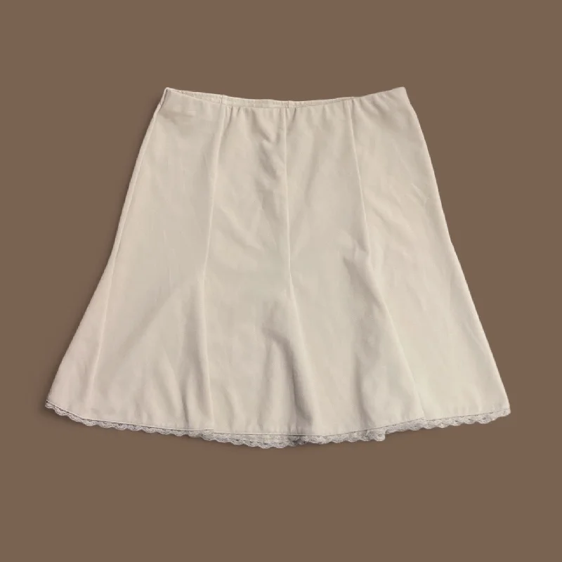 A-line mini skirts for fun flirty looks -Skirt Mini & Short By Express In Ivory, Size: S