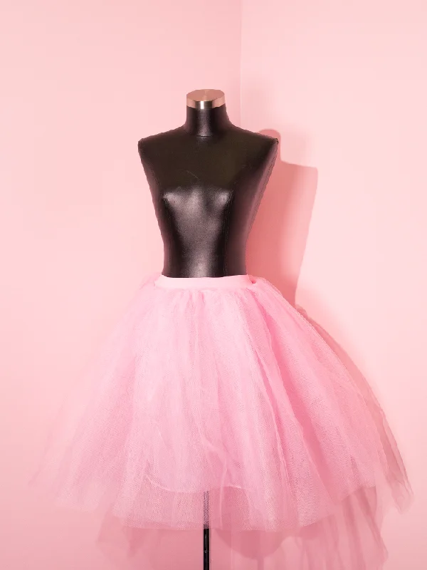 Vintage skirts for retro-inspired fashion vibes -Vintage Style Crinoline Under Skirt in Pink- Vixen by Micheline Pitt