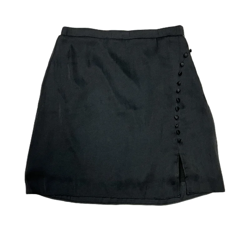 Patterned skirts with bold stripe accents -Skirt Mini & Short By Current Air In Black, Size: Xs