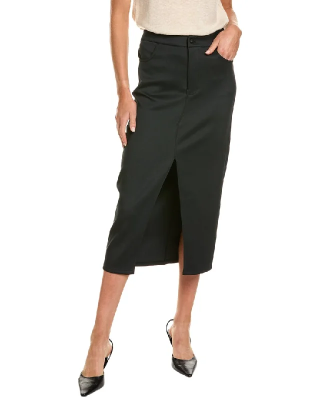 Polyester Long Skirts for Durable -HUDSON Jeans Ponte Midi Skirt