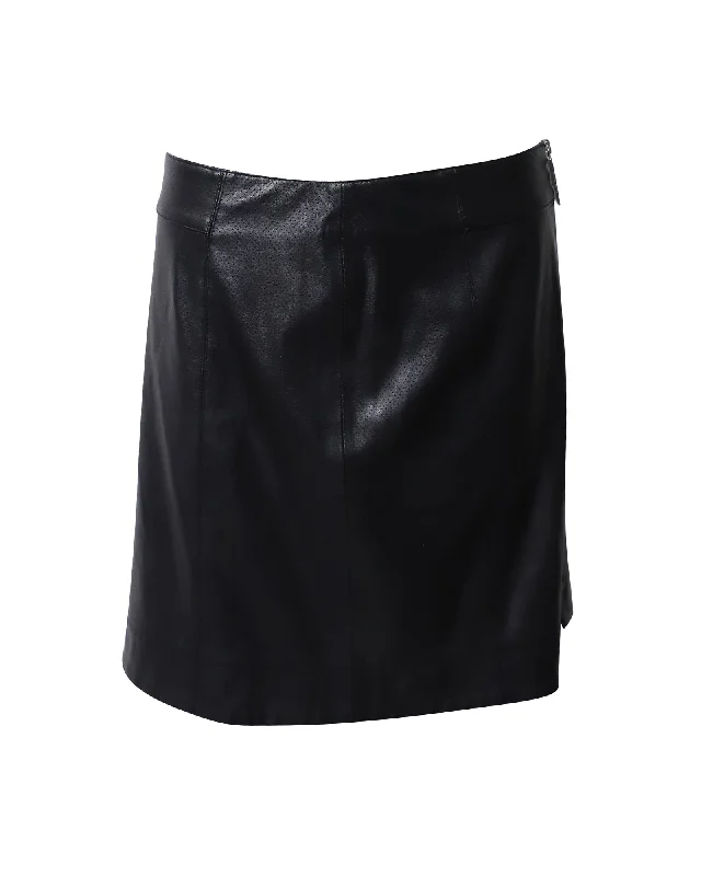 Bermuda Short Skirts for Casual -Hugo Boss Mini Skirt in Black Polyester