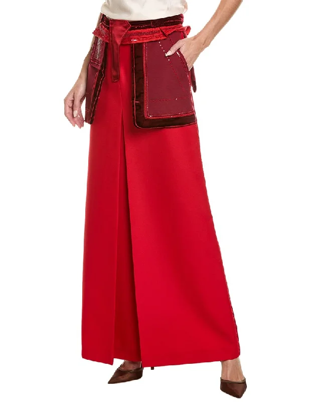 Layered Long Skirts for Volume -VALENTINO SKIRT