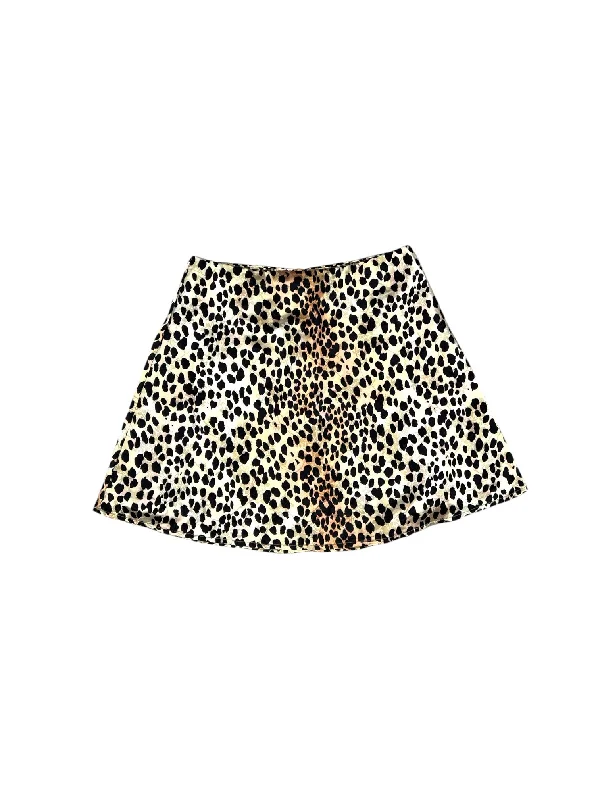 Ruffled midi skirts for delicate feminine touch -Skirt Mini & Short By PRINCESS POLLY  In Animal Print, Size: 4