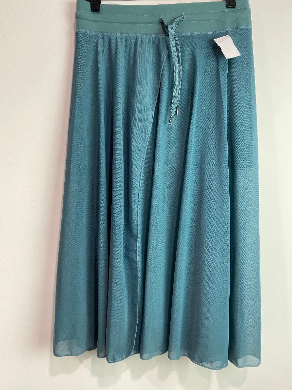 Lightweight skirts for warm season chic -Skirt Midi By Clothes Mentor In Aqua, Size: M