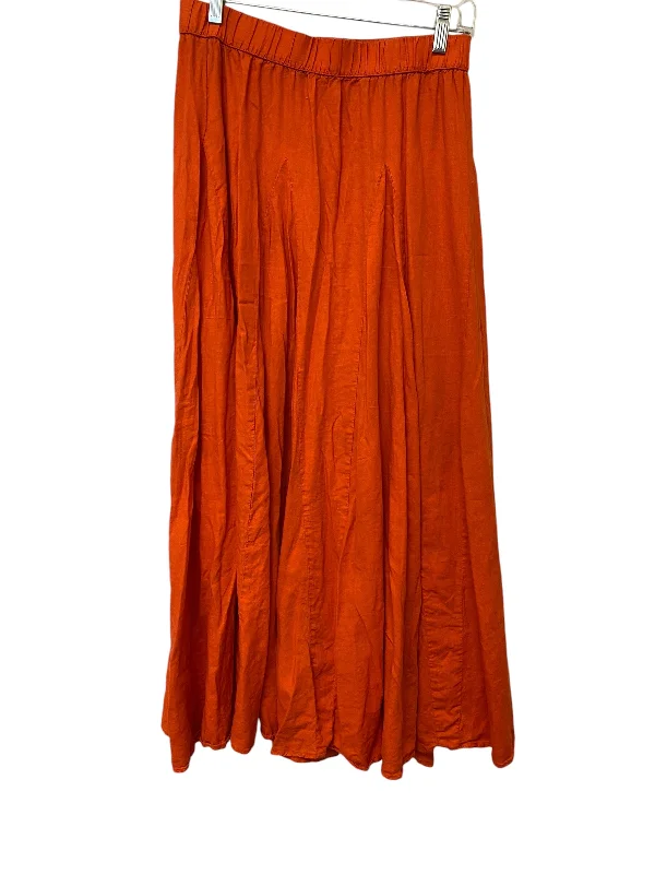 Classic skirts with subtle texture weave -Skirt Maxi By Universal Thread In Orange, Size: L