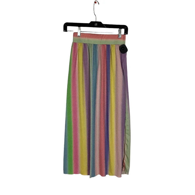 A-line skirts for flattering timeless silhouettes -Skirt Midi By Cmc In Multi-colored, Size: Xs