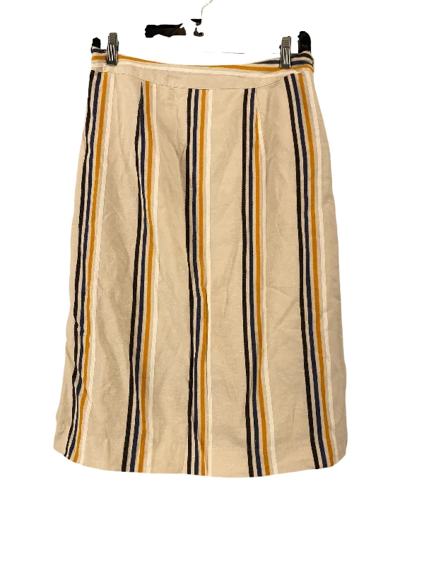 Stretchy skirts for all-body inclusivity -Skirt Midi By Who What Wear In Striped Pattern, Size: 2